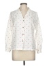 Shein Hearts White 3/4 Sleeve Blouse Size 6 - photo 1