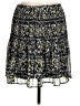 Elle 100% Polyester Paisley Black Casual Skirt Size M - photo 1