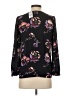 J.Crew Factory Store 100% Polyester Black Long Sleeve Blouse Size 00 - photo 2