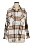BKE Plaid Tan Long Sleeve Button-Down Shirt Size M - photo 1