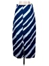 MNG 100% Cotton Stripes Blue Formal Skirt Size 4 - photo 2
