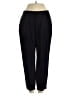 Unbranded Solid Black Casual Pants Size S (estimated) - photo 1