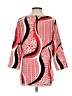 Ellen Tracy 100% Polyester Red 3/4 Sleeve Blouse Size XS - photo 2