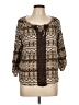 Laura Scott 100% Rayon Brown 3/4 Sleeve Blouse Size L - photo 1