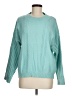 Pink Lily Solid Teal Blue Pullover Sweater Size M - photo 1