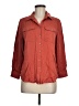 Chico's 100% Modal Orange 3/4 Sleeve Button-Down Shirt Size Med (1) - photo 1