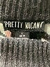 Pretty Vacant Houndstooth Silver Turtleneck Sweater Size L - photo 7