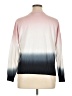 M Magaschoni Color Block Pink Pullover Sweater Size XL - photo 2
