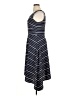 Tommy Hilfiger 100% Polyester Stripes Blue Casual Dress Size 14 - photo 5