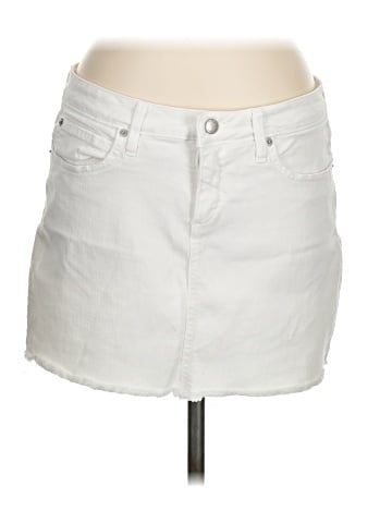 Bebe Denim Skirt (view 1)