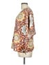 Shein Orange 3/4 Sleeve Blouse Size L - photo 5