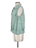 CAbi 100% Polyester Green Sleeveless Blouse Size S - photo 5