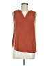 Maurices 100% Polyester Orange Sleeveless Blouse Size M - photo 1