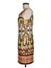 Sandra Darren Graphic Brown Casual Dress Size 8 (petite) - photo 5