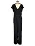 A New Day 100% Polyester Solid Black Jumpsuit Size XS - photo 2