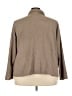 Linden Hill Tweed Brown 3/4 Sleeve Button-Down Shirt Size 3X - photo 2