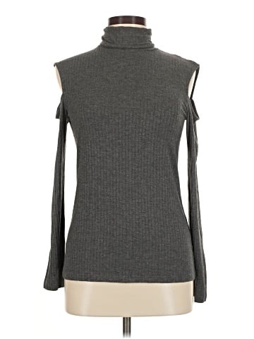 Como Black Sleeveless Turtleneck (view 1)