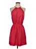 Express 100% Polyester Solid Red Cocktail Dress Size XS - photo 1