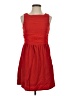 Theme 100% Polyester Solid Red Cocktail Dress Size S - photo 1