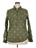 Merona Polka Dots Green Long Sleeve Button-Down Shirt Size XXL - photo 1