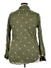 Merona Polka Dots Green Long Sleeve Button-Down Shirt Size XXL - photo 2