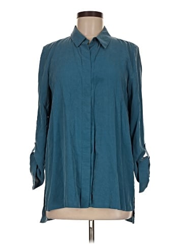 Lafayette 148 New York 3/4 Sleeve Silk Top (view 1)