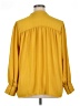 Unbranded Yellow Long Sleeve Blouse Size XL - photo 2