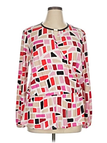 Ellen Tracy Long Sleeve Blouse (view 1)