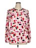 Ellen Tracy Pink Long Sleeve Blouse Size XL - photo 1