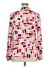 Ellen Tracy Pink Long Sleeve Blouse Size XL - photo 2