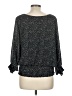 Vince Camuto 100% Polyester Black 3/4 Sleeve Blouse Size M - photo 2