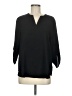 89th & Madison 100% Polyester Black 3/4 Sleeve Blouse Size M - photo 1