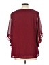 Assorted Brands Burgundy 3/4 Sleeve Blouse Size L - photo 2