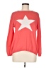 Luella 100% Cotton Stars Red Pullover Sweater Size M (estimated) - photo 1