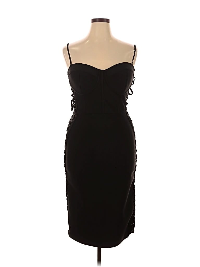 Pre-owned Akira Cocktail Dress In Black