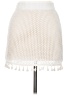 Zaful 100% Polyester White Casual Skirt One size - photo 1