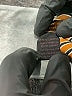 E&M Collection Stripes Orange Long Sleeve Blouse Size L - photo 8