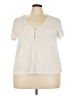 Old Navy Ivory Short Sleeve Top Size XXL - photo 1