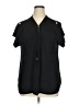Libian Black Short Sleeve Blouse Size XL (estimated) - photo 1