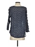Como Blu Blue 3/4 Sleeve Blouse Size S - photo 2