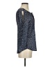Como Blu Blue 3/4 Sleeve Blouse Size S - photo 4