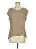 Love and Haight 100% Polyester Tan Short Sleeve Top Size M - photo 1
