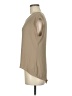 Love and Haight 100% Polyester Tan Short Sleeve Top Size M - photo 5