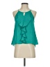 Gianni Bini 100% Polyester Teal Sleeveless Blouse Size XS - photo 1