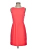 J.Crew 100% Polyester Solid Orange Casual Dress Size 0 - photo 1