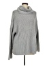 Haven Well Within Solid Gray Turtleneck Sweater Size L - photo 1