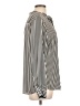 Violet & Claire 100% Polyester Stripes Silver Long Sleeve Blouse Size L - photo 4