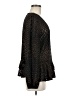 Halogen 100% Polyester Black Long Sleeve Blouse Size M - photo 4