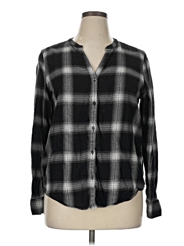 CALVIN KLEIN JEANS Long Sleeve Button-Down Shirt (view 1)