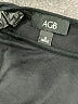 AGB 100% Polyester Houndstooth Black Casual Dress Size S - photo 7